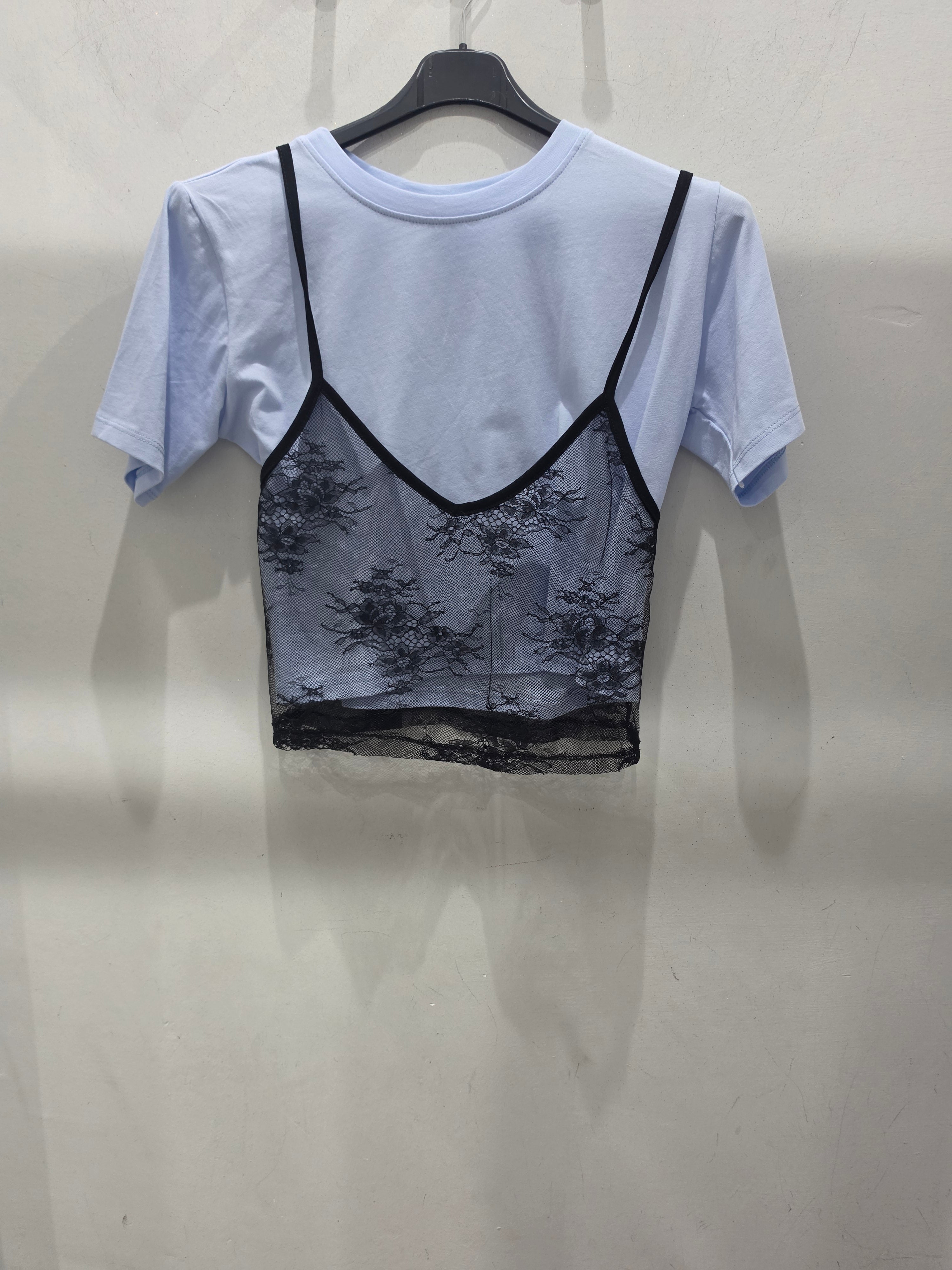 T shirt  merletto